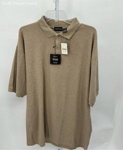 Claiborne Brown Regular Fit Polo - Size XXL