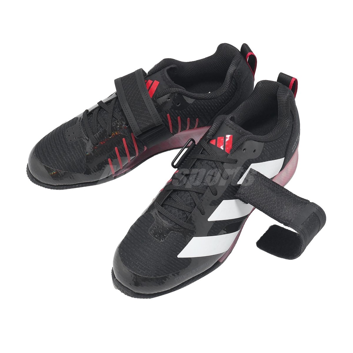 adidas Adipower Weightlifting III 3 Black White Ruby Men Cross