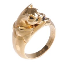 Anello Cartier Panthere de Cartier oro giallo 18 carati Cartier#54/US#6,75