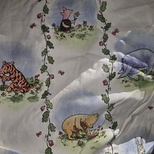 Vintage 1995 The Red Calliope Classic Winnie The Pooh Vines Fitted Crib Sheet