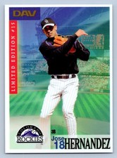 Jose Hernandez 2003 DAV Disabled American Veterans SGA Colorado Rockies