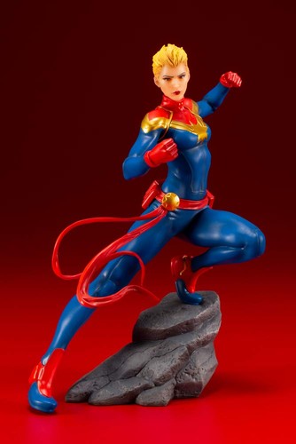 ARTFX+ Marvel Universe Captain Marvel PVC Simple Assembly Figure kit Kotobukiya - Picture 7 of 9