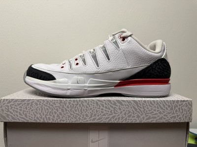 Nike Zoom Vapor RF X AJ3 - Fire Red - Federer/Air Jordan - Sz 11.5