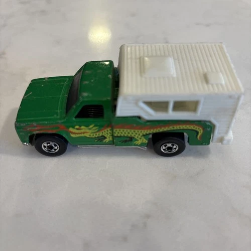 Vintage Hot Wheels Backwoods Truck Bomb Green Dragon Blackwall Hong Kong 1974