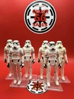 Star Wars STORMTROOPER LOT of 6 Vintage Action Figures • Rocket Mouth, China +++