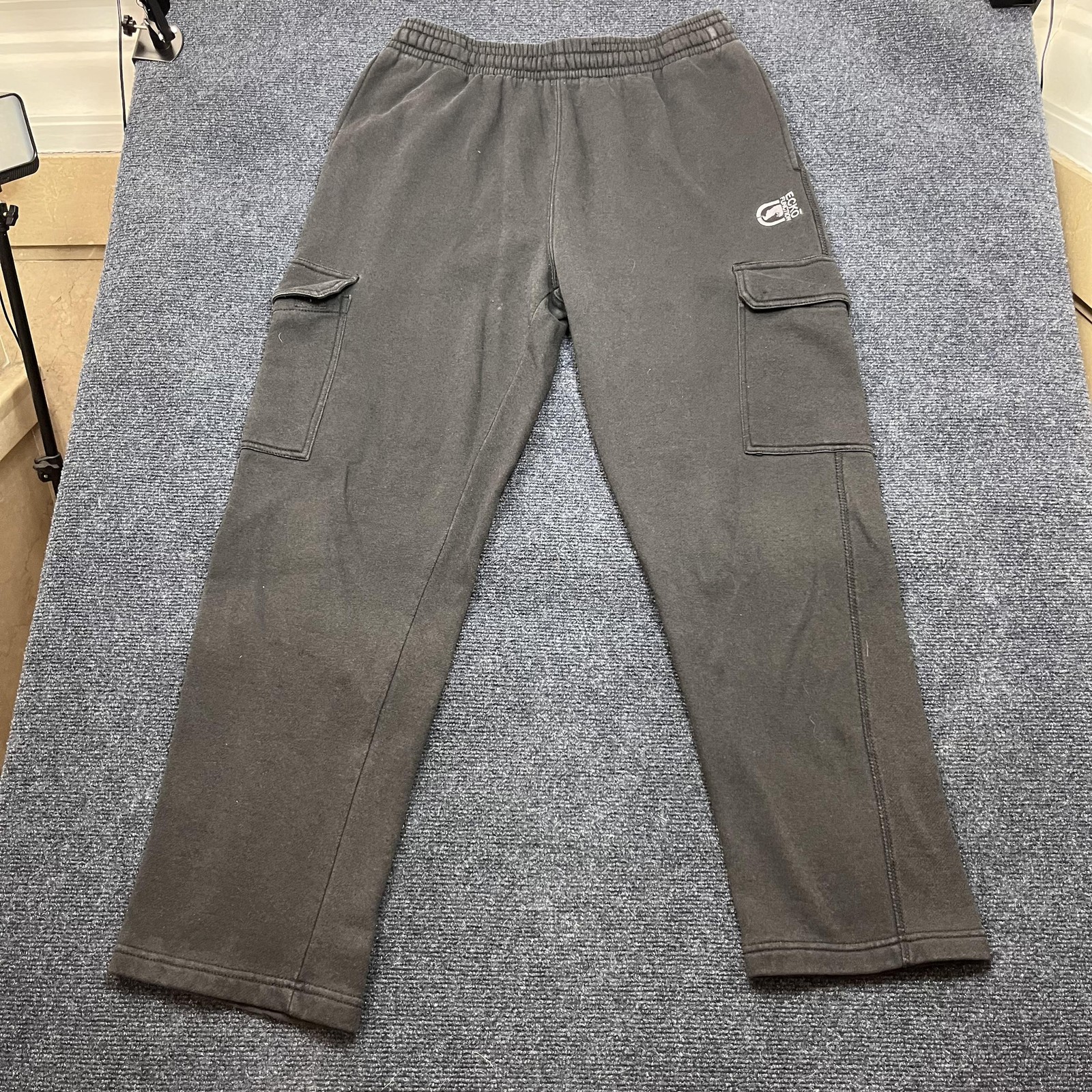 Y2K Ecko Function Sweatpants Mens Medium Black Fl… - image 2