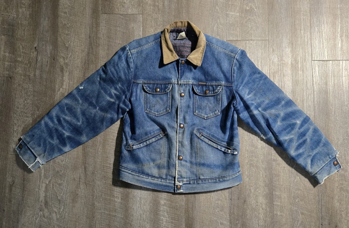 vintage wrangler jean jacket products for sale | eBay