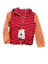 Marmot Youth girls FEATHERLESS REV HOODY SZ M COLOR DISCO PINK/SPRITZER