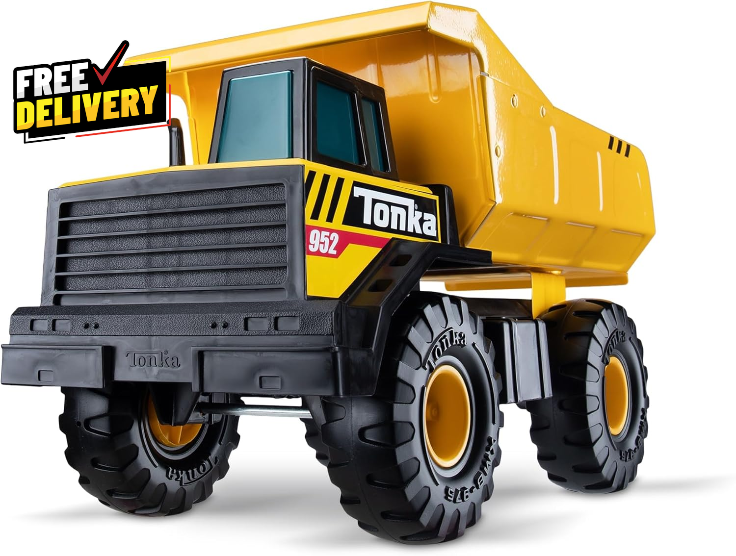 Steel Classics Mighty Dump Truck Steel Plastic Construction Toy Yellow Ages 3+…