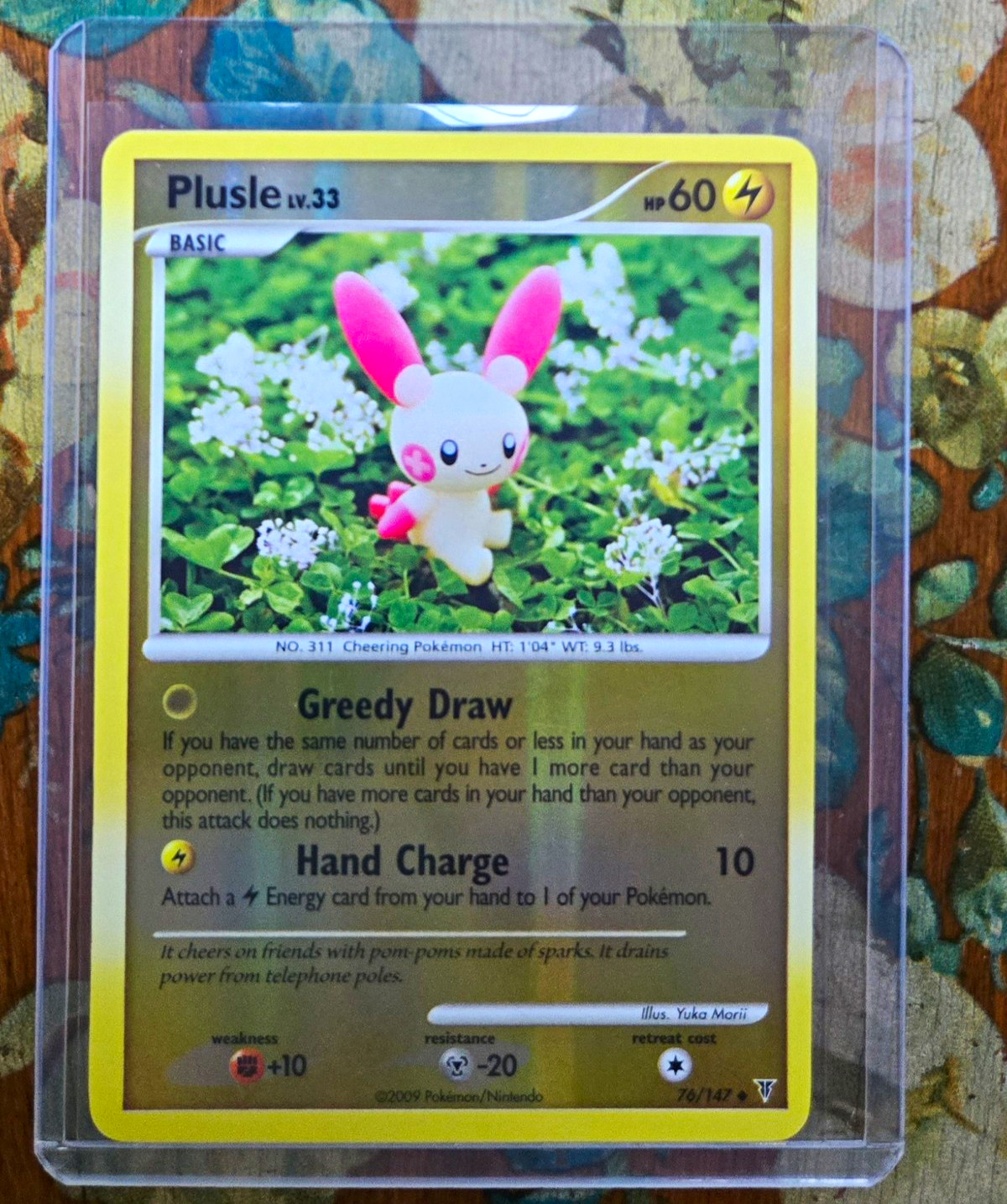 Pokemon TCG Plusle 76/147 Supreme Victors Reverse Holo Common 2009