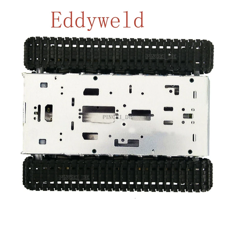 RC Tank Chassis Tracked Vehicle Robot Chassis Shock Absorption Unassembled - Image 2 of 4