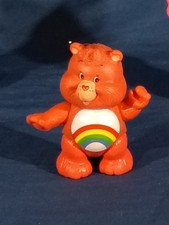 Vintage 1983 3.5" Kenner Care Bears Care Bear Rainbow Cheer PVC Item I10
