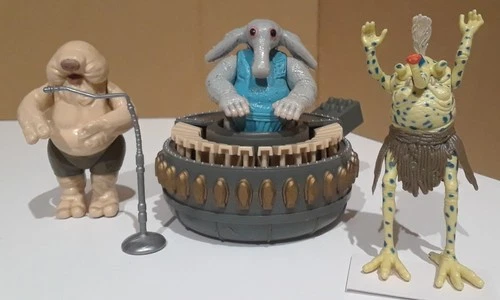 1983 ROTJ SY SNOOTLES REBO BAND Kenner Droopy McCool Microphone Stand No Flute