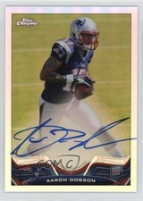 2013 Topps Chrome Rookie Refractor Auto 25/150 Aaron Dobson #65 Auto t2b
