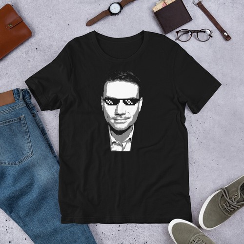 Ben Shapiro Thug Life Black Tee Short-Sleeve Unisex T-Shirt - Picture 5 of 14