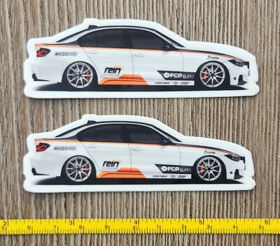 330i Window Sticker Lot of 2 BMW 328i F30 racing sticker decals (3.5”x1.25”) FCP Euro 330i ...
