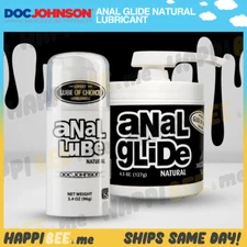 Doc Johnson Anal Glide🍯Liquid Lube Oil Jelly Slippery Wet Gel Fisting Cream