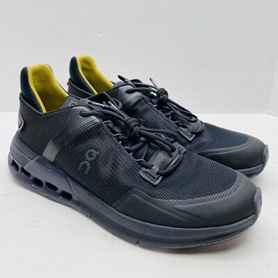 ON Cloudnova Flux Suma Black | Iron Athletic Walking Shoes US Womens 10.5