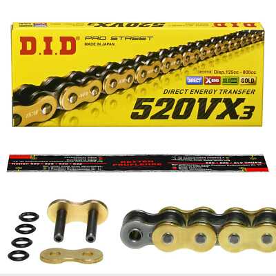 DID X-Ring-Kette [520] GOLD NIET Beta Xtrainer 250 2020-2021 Antriebskette