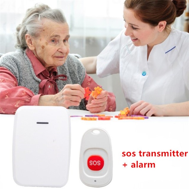 Home Safety Alert Care Call Fall Alarm Patient Medical Elderly Panic Pendant SOS eBay