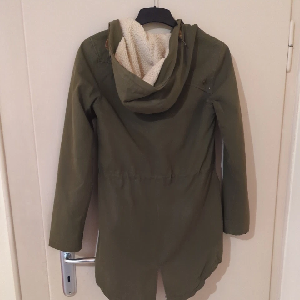 Damen Jacke Volcom Winterparka gr XS Oliv Damen - Bild 4 von 4