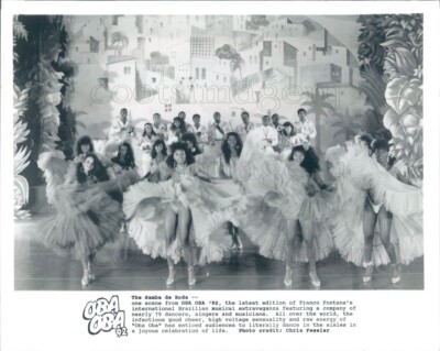 1993 Press Photo Oba Oba Dancers of Brazil Samba de Roda