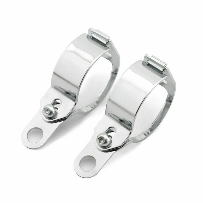 Turn Signal Light Bracket Indicator for 41-51mm Front Fork Motor Holder CHR #3, Foto 3 de 4