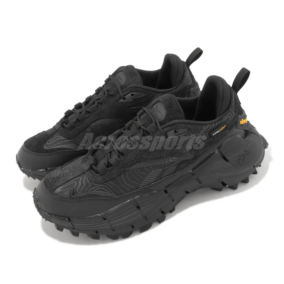 Reebok Zig Kinetica 2.5 Edge CORDURA Black Grey Men Outdoors