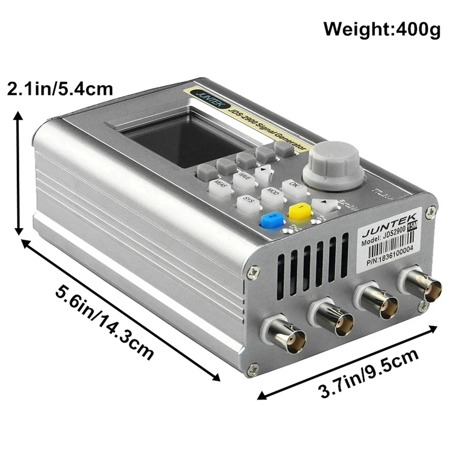 JDS2900-30MHz DDS-Signalgenerator Digitale Steuerung Zweikanal-Frequenzmesser - Bild 2 von 4