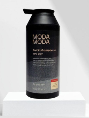 [Moda Moda] Hair Coloring Scalp Care Zero Gray Black Shampoo 300g