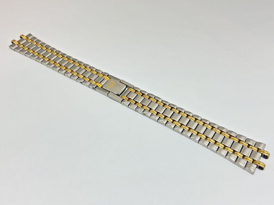 15MM ORIGINAL GUCCI WATCH BAND BRACELET FOR 9000L TWO-TONE