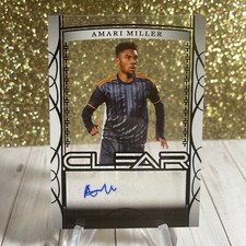 Amari Miller 2022 Leaf Trinity Clear Black #CAAM1 Auto Autograph /3 Leads United