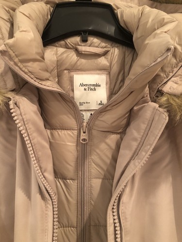 NWT Abercrombie And Fitch Women Hooded Tech Parka Light Brown S $220 - Picture 8 of 12