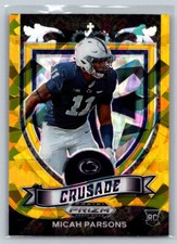 2021 Panini Prizm Draft Picks Prizms Gold Ice #175 Micah Parsons Cowboys TC1483