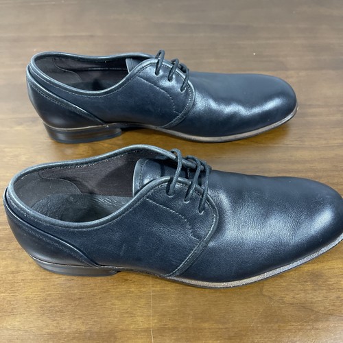 John Varvatos star USA punta piatta oxford L nero pelle pizzo uomo 8,5 - Foto 5 di 10