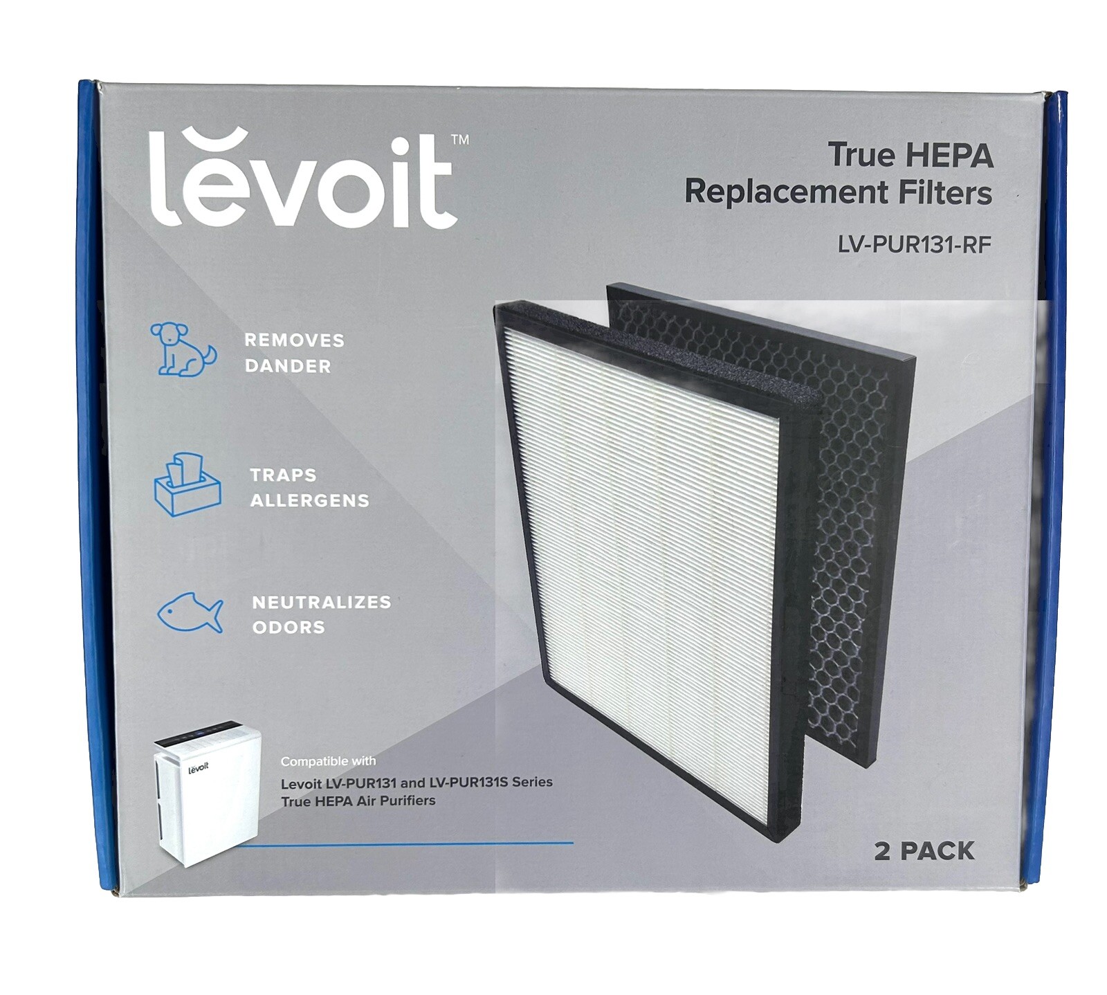 Air Purifier Filter for LEVOIT Models LV-PUR131S, LV-PUR131, and LV-PUR131RF-image