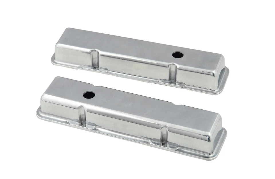 Cubiertas de válvula Mr. Gasket 6850 para Chevrolet 262-400 Gen I 1960-1986 bloque pequeño Foto 2 de 2