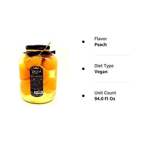 Gourmet Peach in Light Syrup Product of Spain 94oz Jar | eBay
