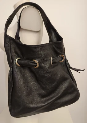* MARC PICARD Umhänge Schulter Tasche 32x30x10cm TOP Schwarz - Bild 1 von 4