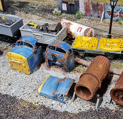 Rolling Stock - HO SCALE - LOCO BODY SCRAPYARD WITH BITS AND PIECES for Rolling Stock - HO SCALE - LOCO BODY SCRAPYARD WITH BITS AND PIECES for