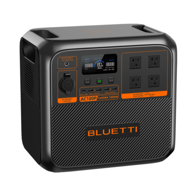 BLUETTI AC180P 1800W 1440Wh Power Station Generator for Home