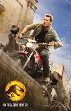 AA2536 Jurassic World Dominion Film 2022 Lead Movie Poster 11x17