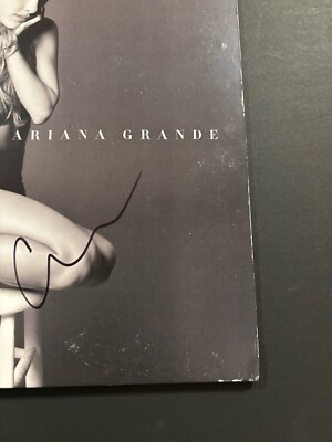 ARIANA GRANDE SIGNED(2) MY EVERYTHING LP JSA COA #CA46014 VINYL