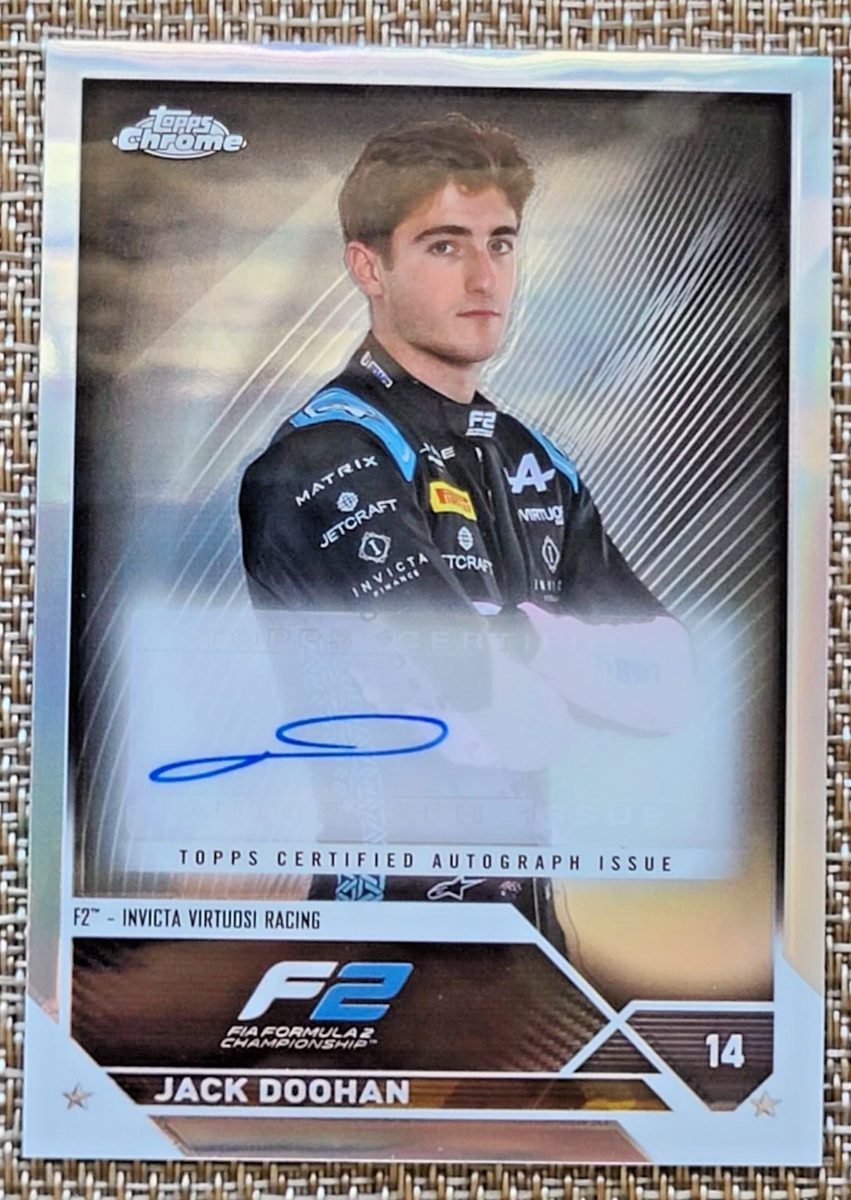 2023 Topps Chrome Jack Doohan Auto Autograph F2 F1 Formula 1 #CAC 