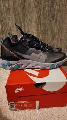 Brand NEW DS Size 8.5 - Nike React Element 87 Neptune Green 2018