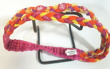 The Children's Place Headwrap Pink Purple Orange Bows Braided Flower Headband
