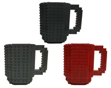 Build On Brick Coffee Mug Cup 12 oz Compatible with Major Building Blocks