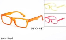 Reading Glasses Translucent Light Weight Vintage Frame With Spring Hinges Reader
