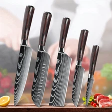 Blade Sharp Kitchen Kitchen Knife Set Stainless Steel Chef Knives Cutlery Sheath
