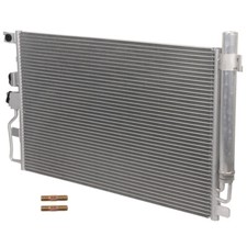 Aluminum A/C Condenser For 10-15 Chevrolet Equinox GMC Terrain 07-09 Suzuki XL-7